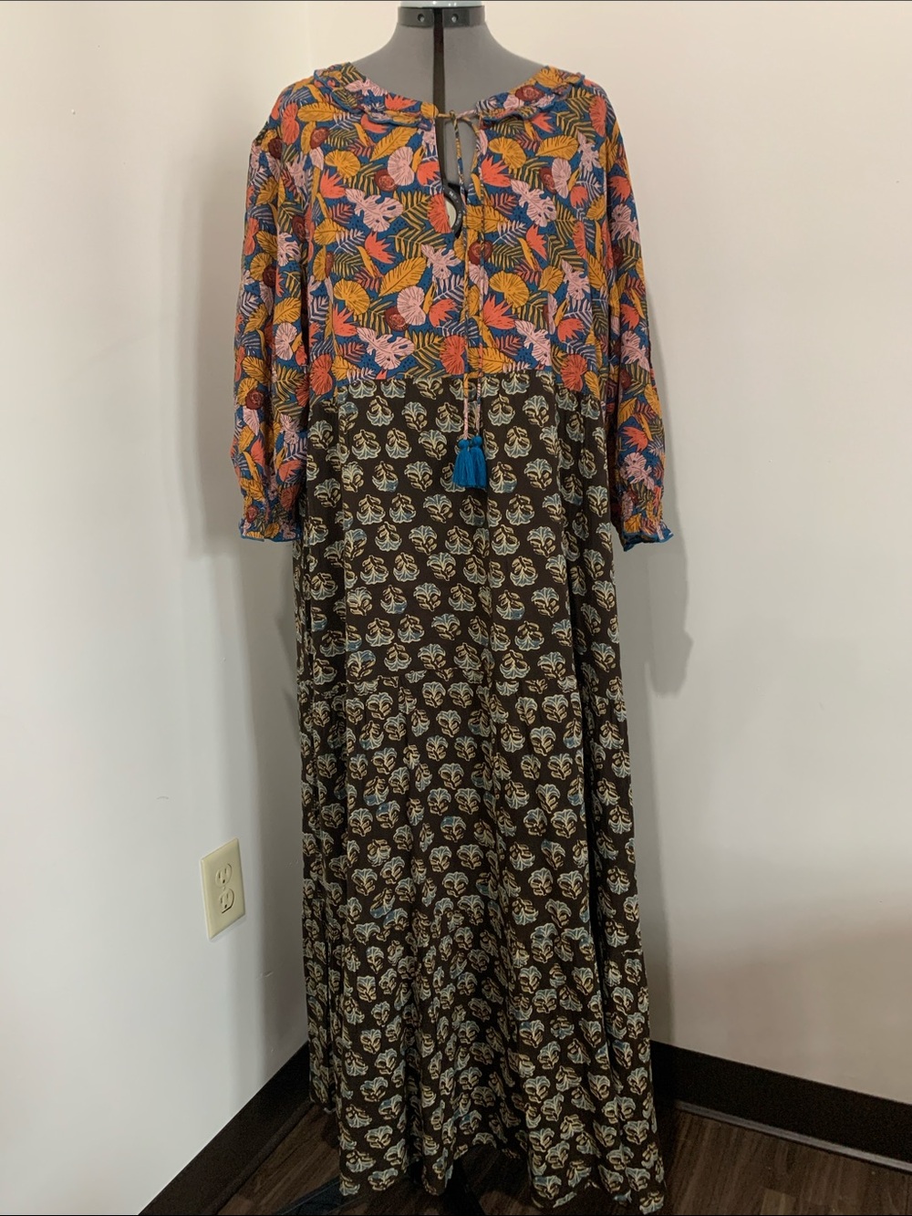 NATURAL LIFE Multicolor Floral New without tags Maxi Dress